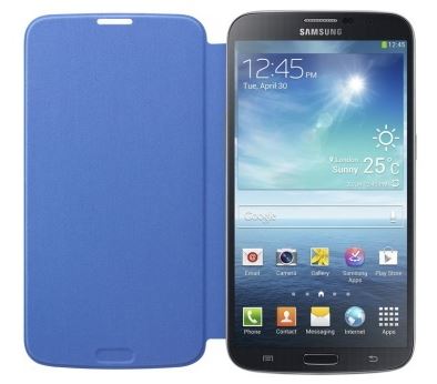 Samsung flipové pouzdro EF-FI920BC pro Mega, modrá