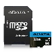  Adata/micro SDHC/32GB/100MBps/UHS-I U1 / Class 10/+ Adaptér