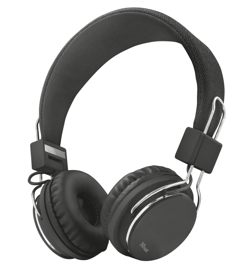 náhlavní sada TRUST Ziva Foldable Headphone- black