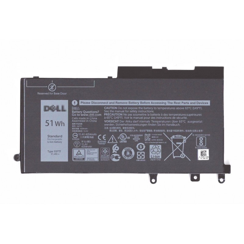 Dell Baterie 3-cell 51W/HR LI-ON pro Latitude 5280, 5290, 5480, 5490, 5580, 5590