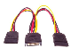  PremiumCord Napájecí kabel k HDD Serial ATA - rozdvojka M/2xF 16cm