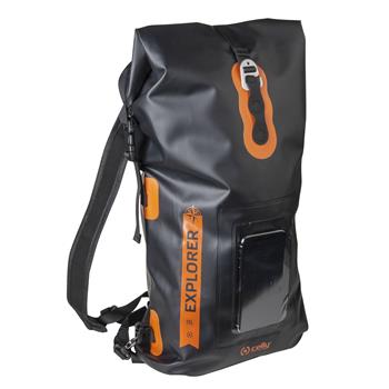 Voděodolný batoh CELLY Explorer 20L s kapsou na mobilní telefon do 6,5", černý