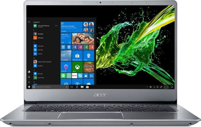 Acer Swift 3 - 14"/i7-10510U/4G+8G/512SSD+1TB/MX250/W10 stříbrný