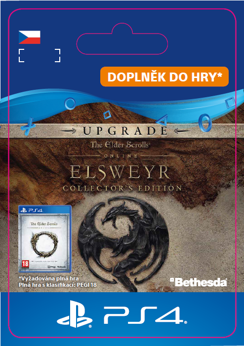 ESD CZ PS4 - The Elder Scrolls Online: Elsweyr Collector's Edition Upgrade