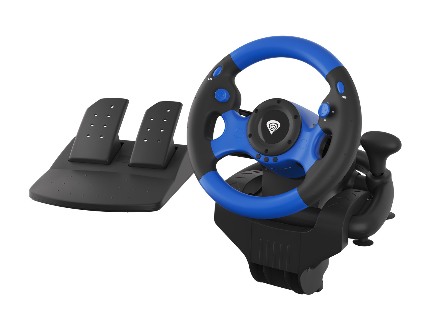 Herní volant Genesis Seaborg 350, multiplatformní pro PC, PS4, PS3,  Xbox One, Xbox 360, Nintendo Switch