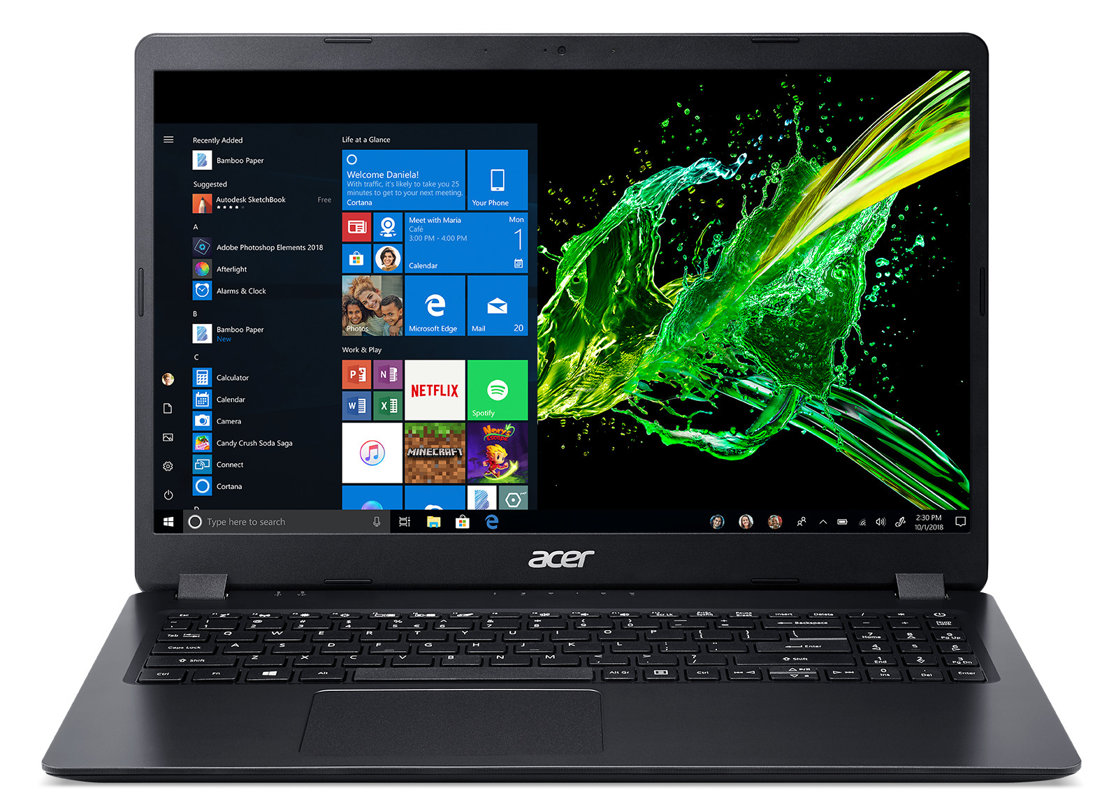 Acer Aspire 3 - 15,6"/i3-1005G1/2*4G/256SSD/W10 černý