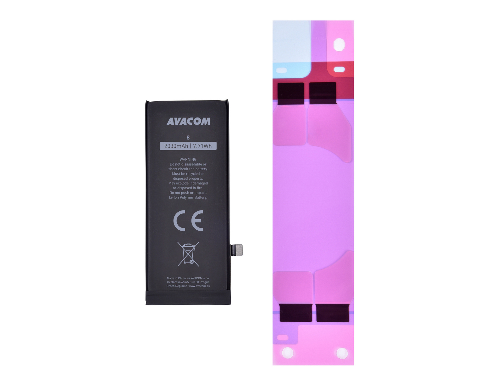AVACOM baterie pro Apple iPhone 8 - vysokokapacitní, Li-Ion 3,82V 2030mAh (náhrada 616-00357)