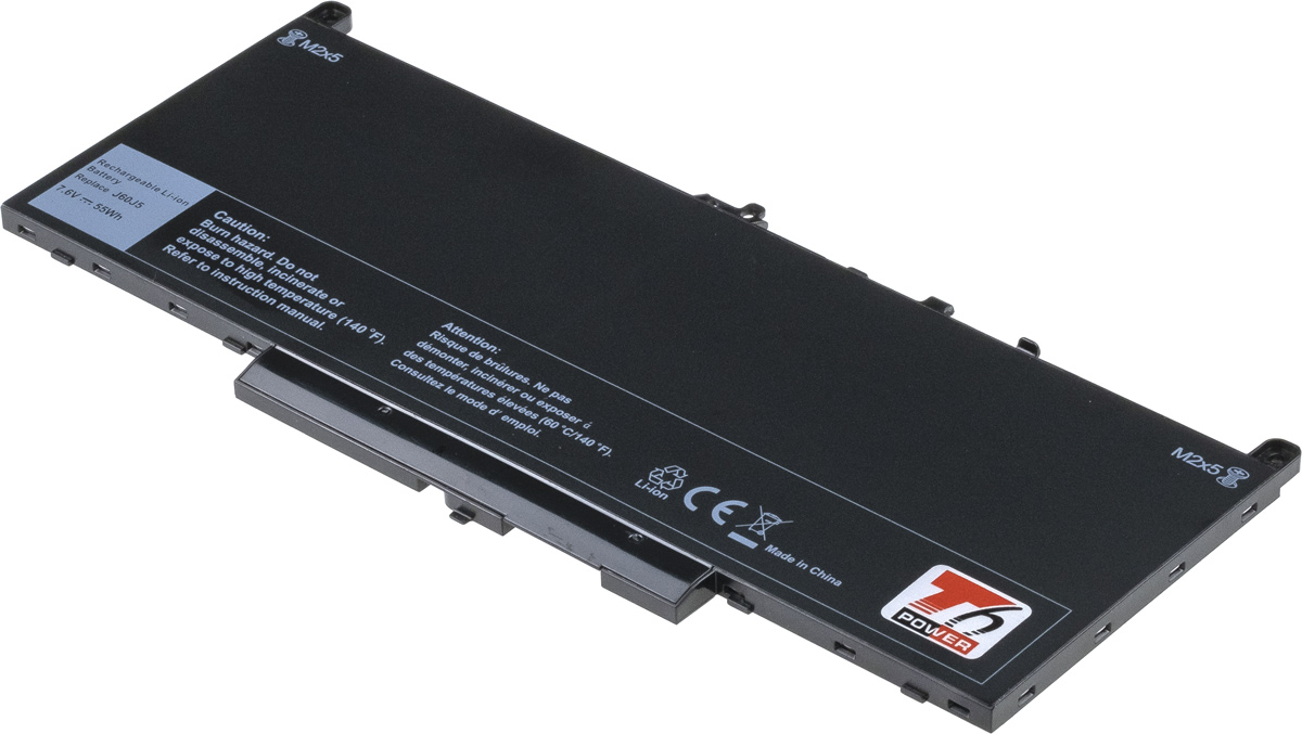 Baterie T6 power Dell Latitude E7270, E7470, 7200mAh, 55Wh, 4cell, Li-pol