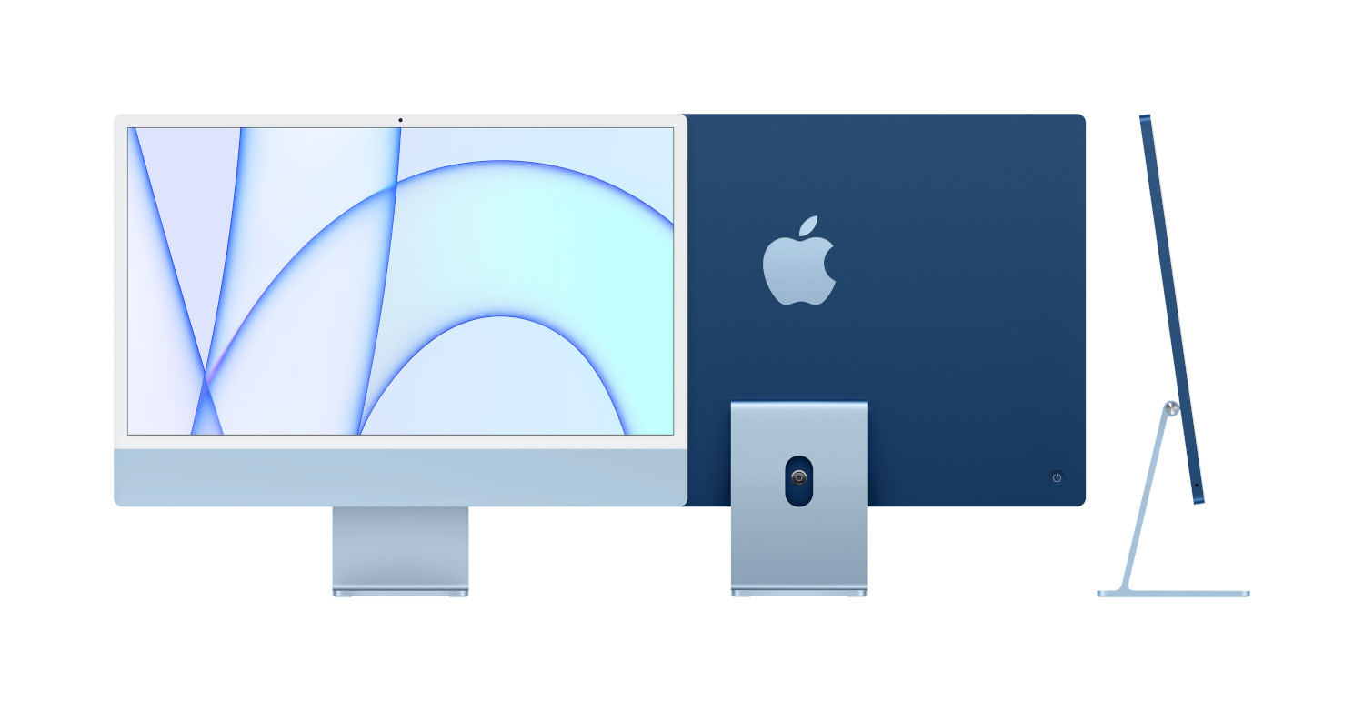 iMac 24" 4.5K Apple M1 8-core CPU 8-core GPU 8GB 512GB Blue