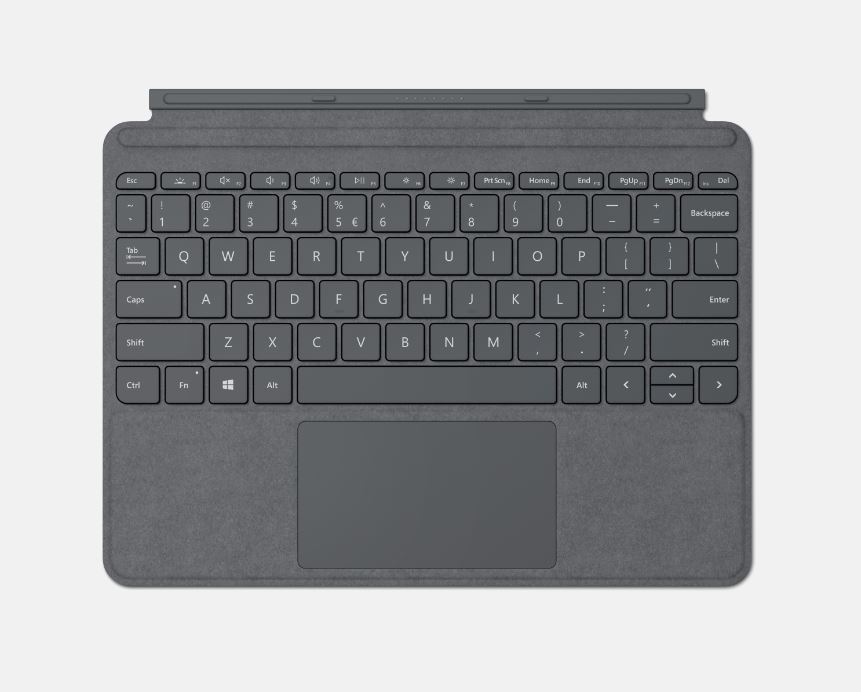 Microsoft Surface Go Type Cover (Light Charcoal), CZ&SK