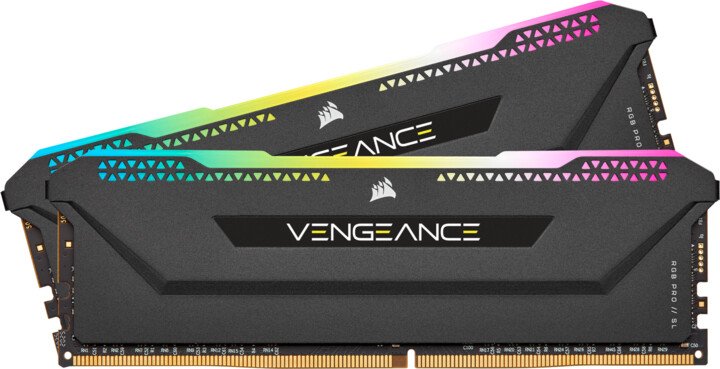 Corsair Vengeance RGB PRO SL/DDR4/32GB/3600MHz/CL18/2x16GB/RGB/Black