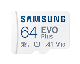  Samsung EVO Plus/micro SDXC/64GB/130MBps/UHS-I U1 / Class 10/+ Adaptér