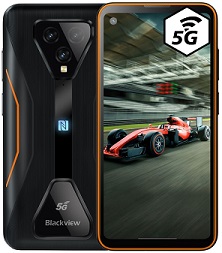 Mobilní telefon iGET Blackview GBL5000 Orange odolný 5G telefon, 6,36 FullHD+