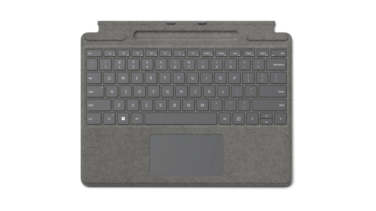 Microsoft Surface Pro Signature Keyboard (Platinum), CZ&SK
