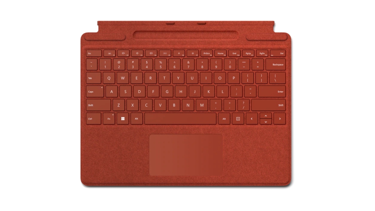 Microsoft Surface Pro Signature Keyboard (Poppy Red), CZ&SK