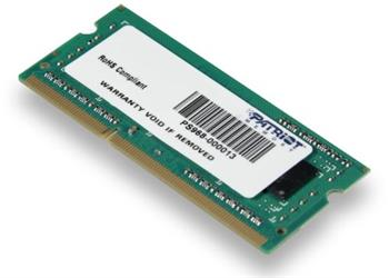 SO-DIMM 4GB DDR3-1600MHz PATRIOT CL11 SR (ROZBALENO)