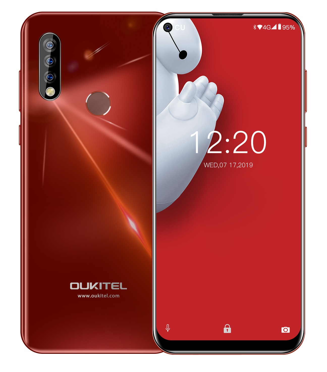 iGET OUKITEL C17 Pro Sunrise - mobilní telefon