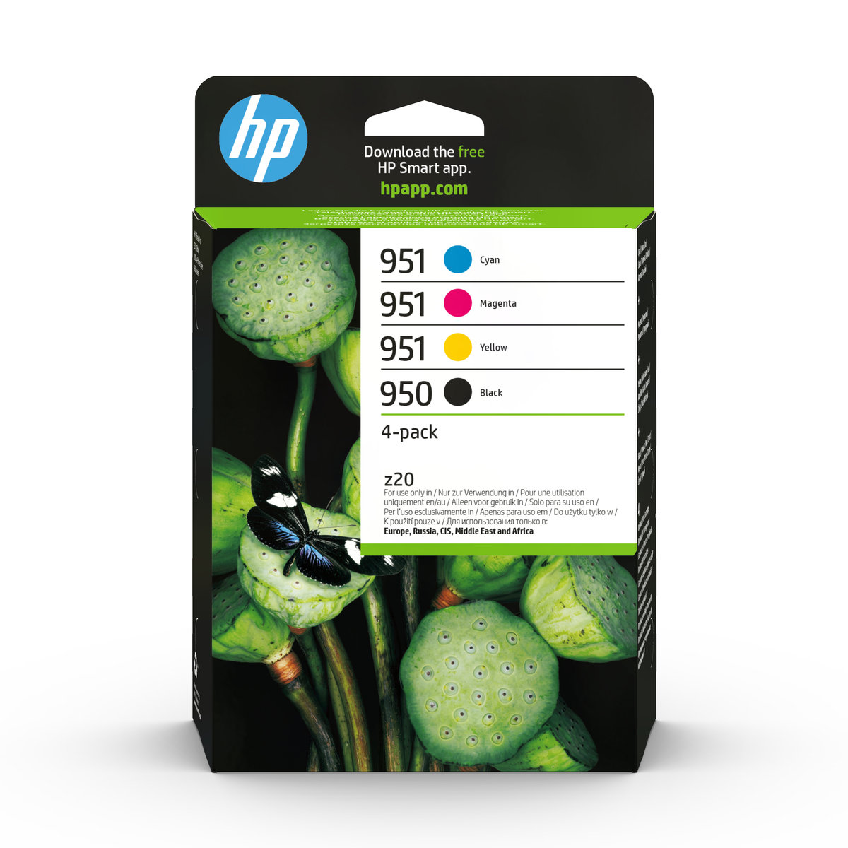 HP 950/951 combo černá+ barevná ink. náplň 6ZC65AE