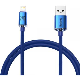  Baseus CAJY000003 Crystal Shine Series Datový Kabel USB - Lightning 20W 1,2m Blue