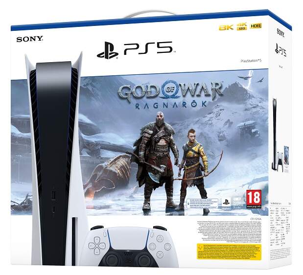 PS5 - PlayStation 5 C + God Of War Ragnarok