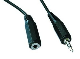  Kabel prodloužovací jack 3,5mm M/F, 1,5-2 m audio