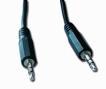 Kabel přípojný jack 3,5mm M/M, 5m, audio