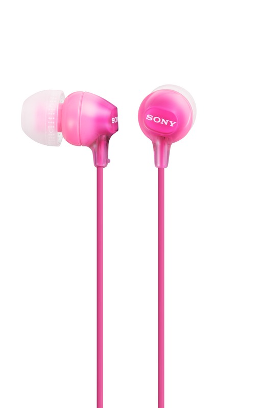 Sluchátka SONY sluchátka MDR-EX15LP, růžové