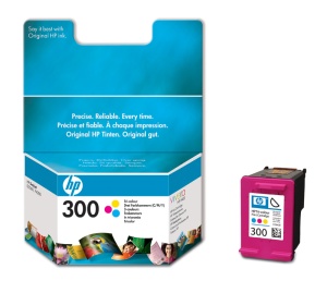 Levně HP 300 - 3 barevná inkoustová kazeta, CC643EE