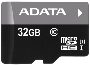 Adata/micro SDHC/32GB/UHS-I U1 / Class 10/+ Adaptér