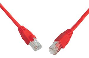 Levně SOLARIX patch kabel CAT6 SFTP PVC 0,5m červený