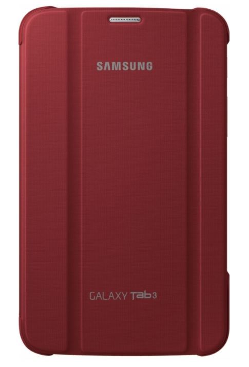 Samsung polohovací pouzdro pro Tab 3 7", červená