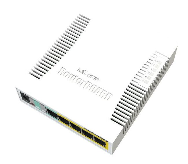 Mikrotik Cloud Smart Switch CSS106-1G-4P-1S (RB260GSP), 5x 1G, 1x SFP, PoE switch