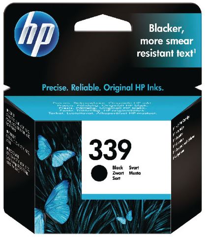 HP 339 černá inkoustová kazeta, C8767EE