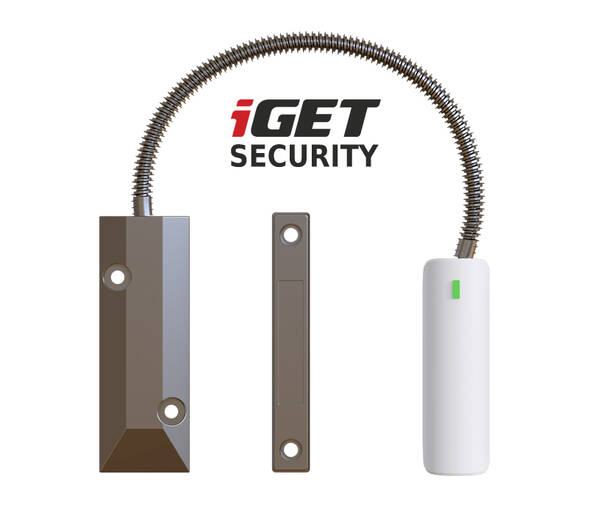 iGET SECURITY EP21 - senzor na železn&#233; dveře/okna/vrata pro alarm M5, v&#253;drž baterie až 5 let