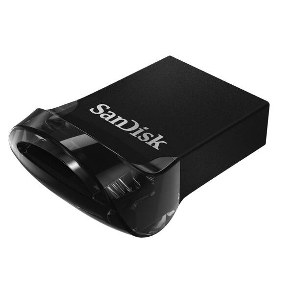 SanDisk Ultra Fit/256GB/130MBps/USB 3.1/USB-A/Čern&#225;