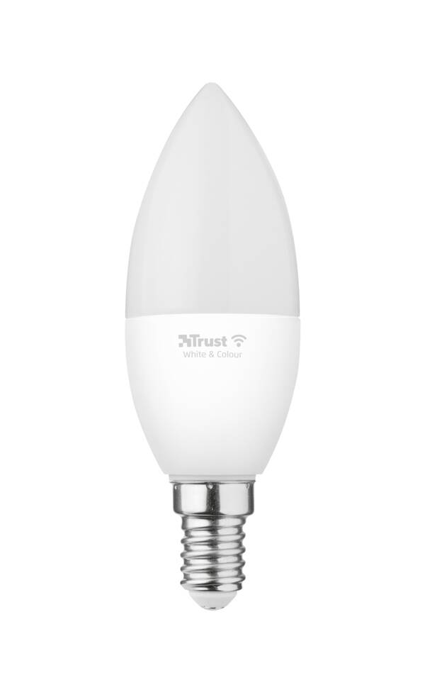 Trust Smart WiFi LED RGB&amp;white ambience Candle E14 - barevn&#225;