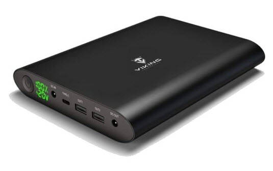 VIKING Notebook powerbank Smartech II QC3.0 40000mAh, Čern&#225;