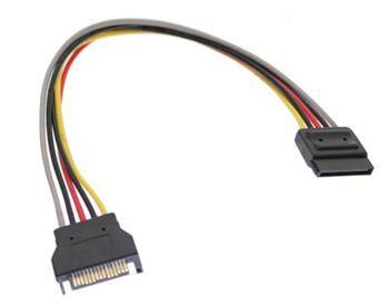 PremiumCord Nap&#225;jec&#237; kabel k HDD Serial ATA prodlužka 16cm
