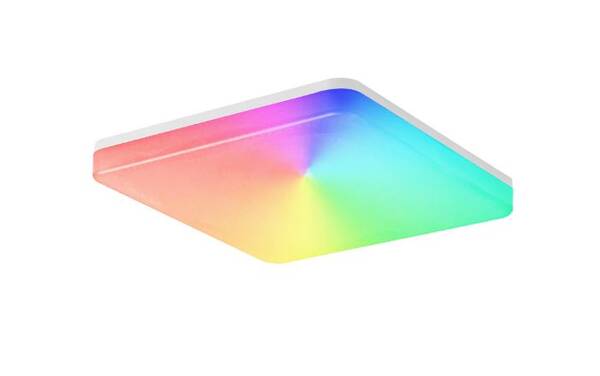 Tellur WiFi Smart LED čtvercov&#233; stropn&#237; světlo, 24W, 3000-6500K + RGB , b&#237;l&#233;