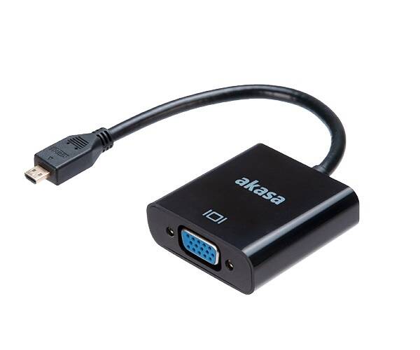 AKASA - Micro HDMI na VGA převodn&#237;k