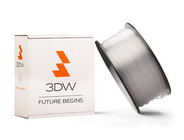 3DW - PLA filament 1,75mm transparent, 0,5 kg,190-210&#176;C