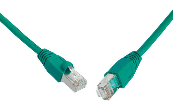 SOLARIX patch kabel CAT6 UTP PVC 5m zelen&#253; snag-proof