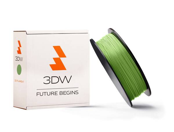 3DW - PLA filament 1,75mm fluozelen,0,5 kg,tisk190-210&#176;C