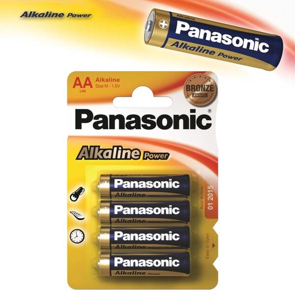 Alkalick&#225; baterie AA Panasonic Alkaline Power 4ks