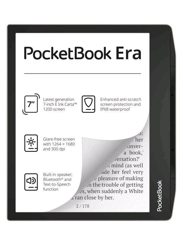 E-book POCKETBOOK 700 ERA, 16GB, Stardust Silver, stř&#237;brn&#253;