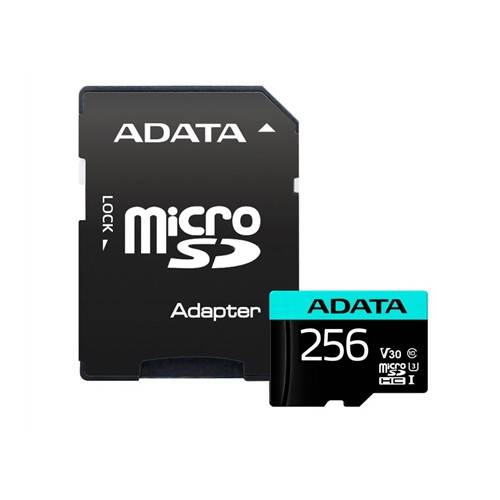ADATA V30S/micro SDXC/256GB/100MBps/UHS-I U3 / Class 10/+ Adapt&#233;r