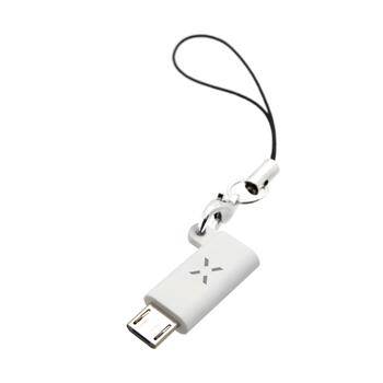 Redukce FIXED Link z USB-C na microUSB, b&#237;l&#225;