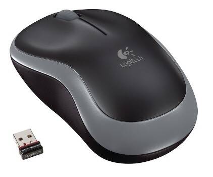 myš Logitech Wireless Mouse M185 nano, šed&#225;