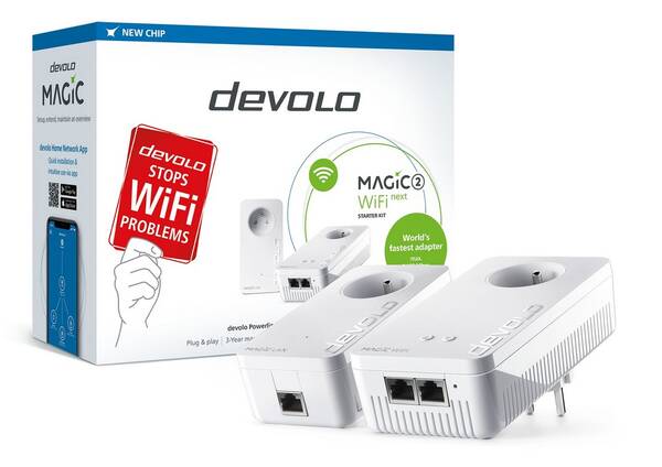 devolo Magic 2 WiFi next Starter Kit 2400 Mbps