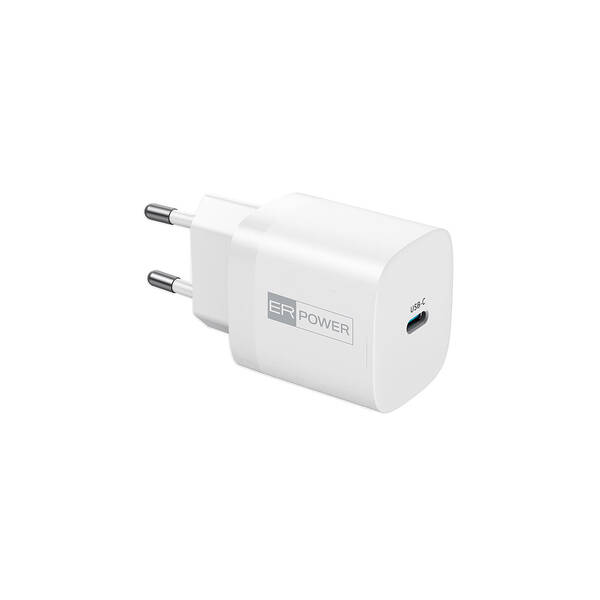 ER POWER 33W USB-C PD GaN adapt&#233;r – b&#237;l&#225;